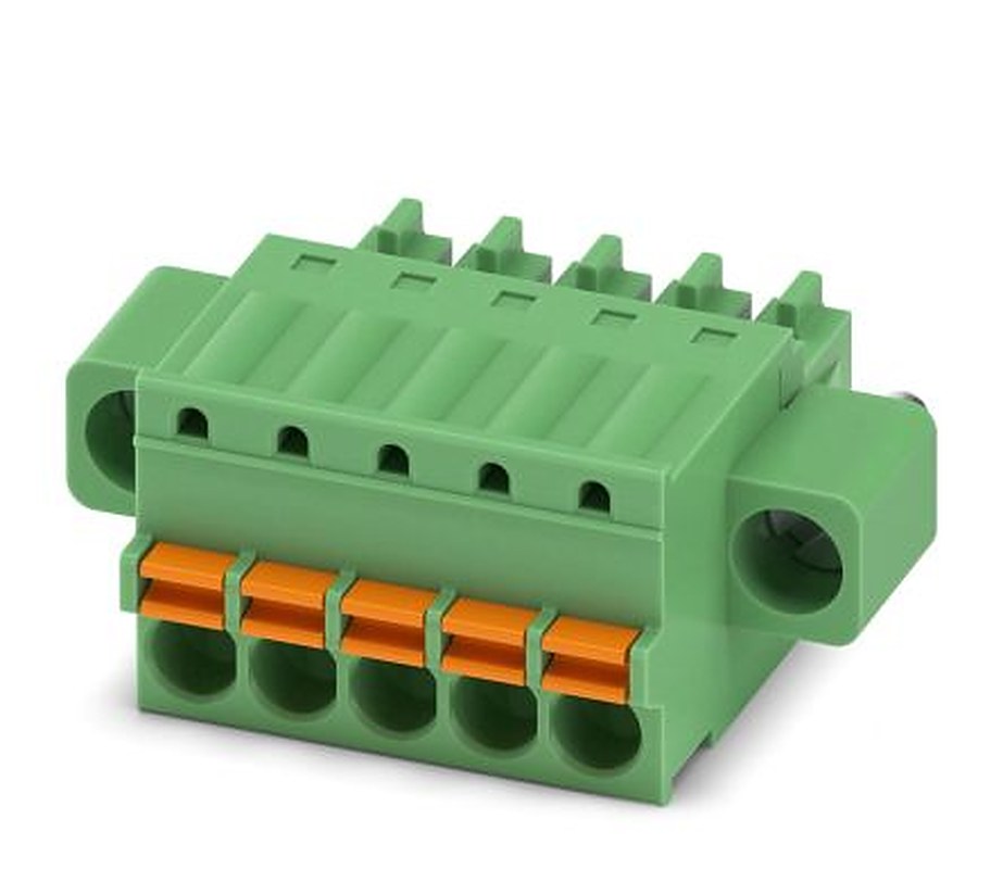 Phoenix Contact FK-MCP 1.5/5-STF-3.5 Series Pluggable Terminal Block, 5-Contact, 3.5 mm Pitch, 1 Row, 1940127