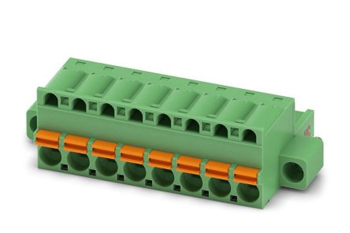 Phoenix Contact FKC 2.5 HC/8-STF Series Pluggable Terminal Block, 8-Contact, 5 mm Pitch, 1 Row, 1942329