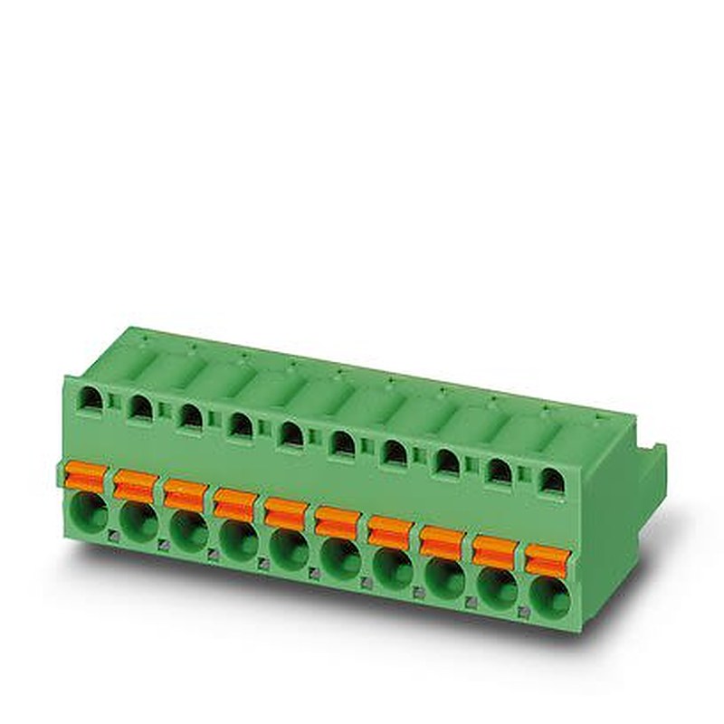 Phoenix Contact Pluggable Terminal Block, 3-Contact, 5.08 mm Pitch, 1 Row, 1942387