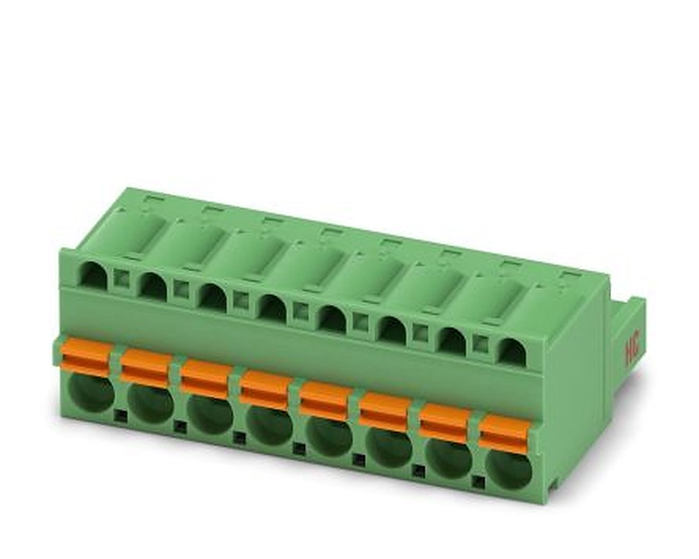 Phoenix Contact FKC 2.5 HC/8-ST-5.08 Series Pluggable Terminal Block, 8-Contact, 5.08 mm Pitch, 1 Row, 1942439