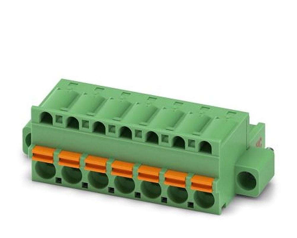 Phoenix Contact FKC 2.5 HC/7-STF-5.08 Series Pluggable Terminal Block, 7-Contact, 5.08 mm Pitch, 1 Row, 1942536