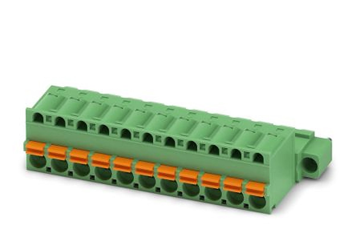 Phoenix Contact FKIC 2.5 HC/11-STF-5.08 Series Pluggable Terminal Block, 11-Contact, 5.08 mm Pitch, 1 Row, 1942798