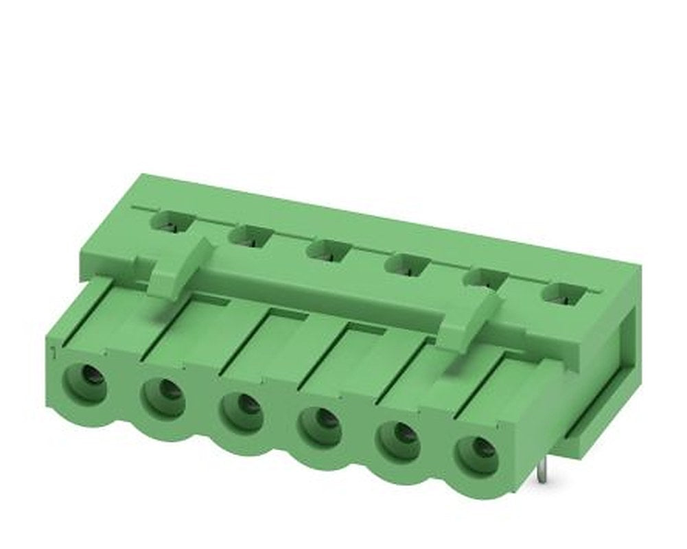 Phoenix Contact IC 2.5 HC/ 6-G-5.08 Series Pluggable Terminal Block, 6-Contact, 5.08 mm Pitch, 1 Row, 1943344