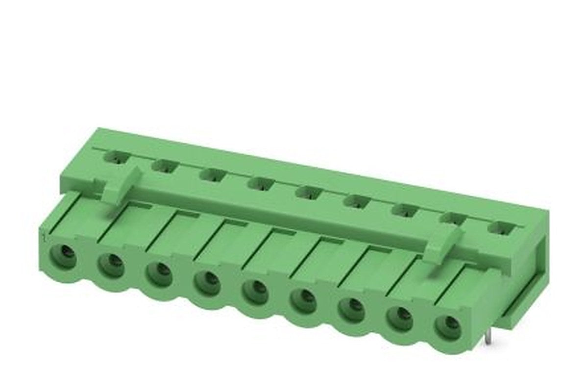 Phoenix Contact COMBICON Power Series Pluggable Terminal Block, 9-Contact, 5.08 mm Pitch, 1 Row, 1943386