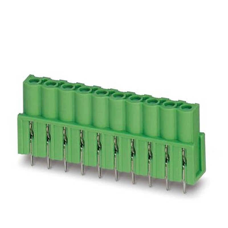 Phoenix Contact ICV 2 Series Wave Soldering Mount PCB Header, 12 Contact(s), 5.08 mm Pitch, 1 Row, Shrouded