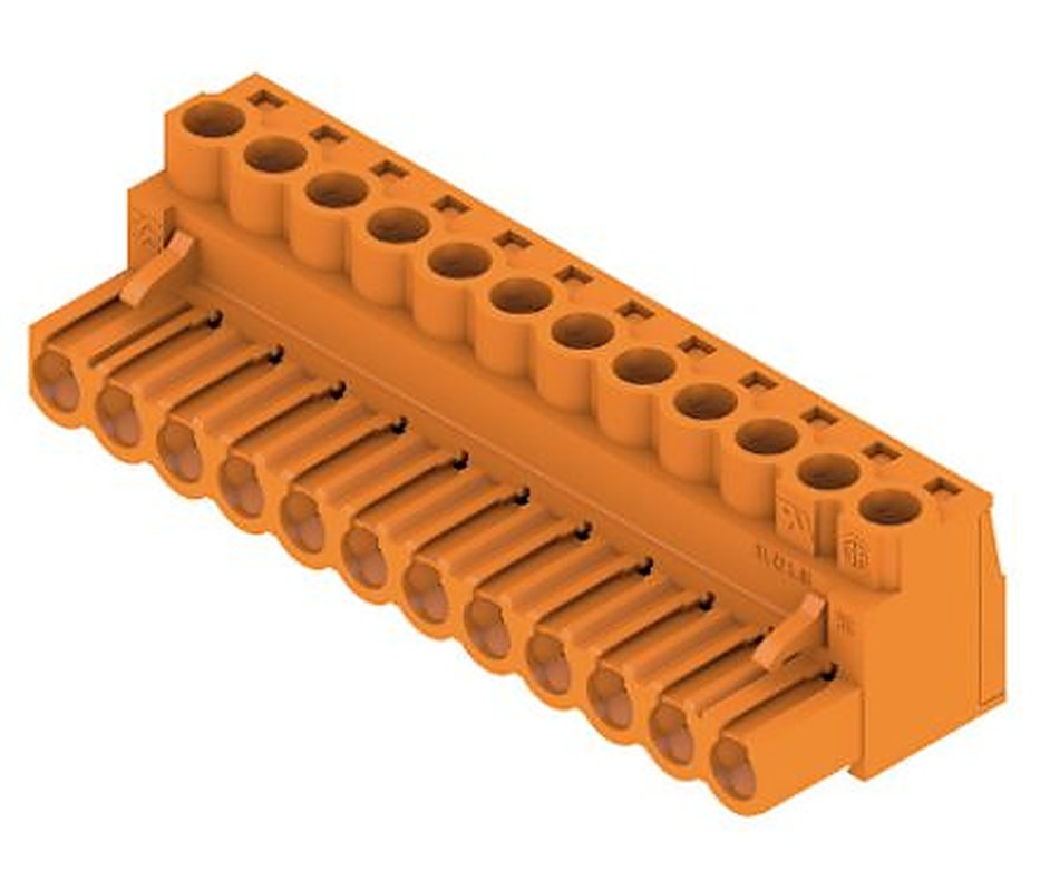 Weidmüller BL Series Pluggable Terminal Block, 12-Contact, 5.08 mm Pitch, 1 Row, 1943680000