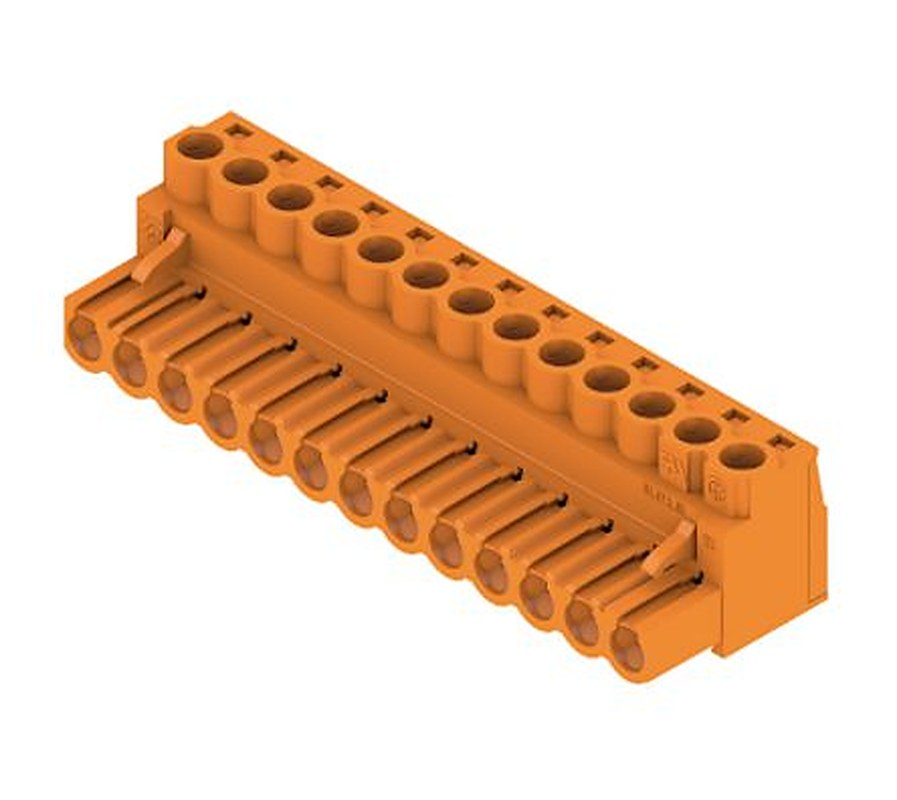 Weidmüller BL Series Pluggable Terminal Block, 13-Contact, 5.08 mm Pitch, 1 Row, 1943690000
