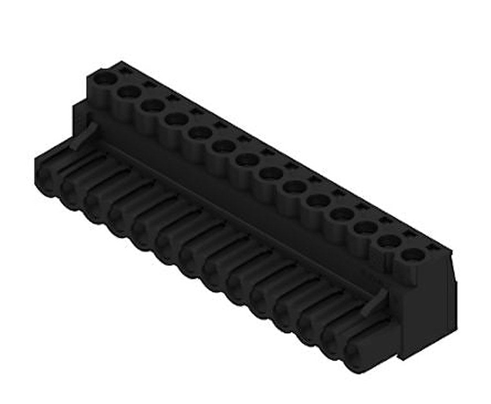 Weidmüller BL Series Pluggable Terminal Block, 14-Contact, 5.08 mm Pitch, 1 Row