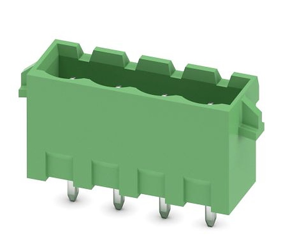 Phoenix Contact MSTBVA 2.5/4-G-RN Series Pluggable Terminal Block, 4-Contact, 5 mm Pitch, 1 Row, 1944615
