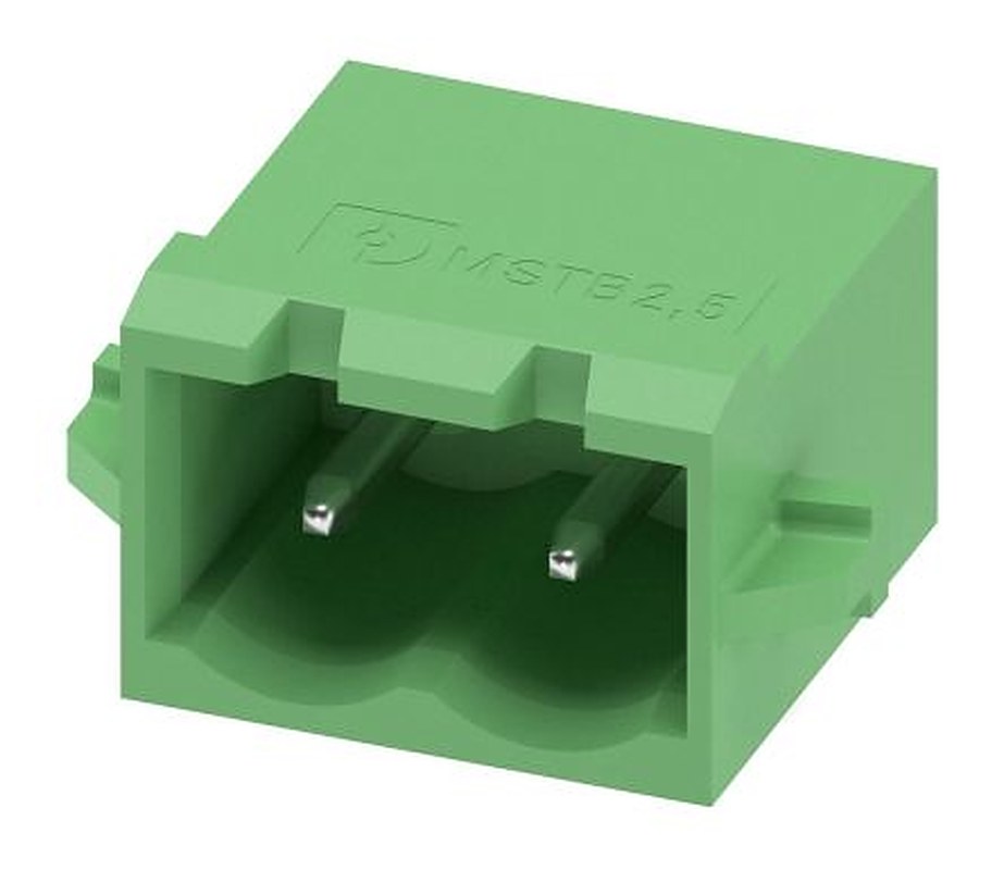 Phoenix Contact COMBICON MSTBA Series Pluggable Terminal Block, 2-Contact, 5.0 mm Pitch, 1 Row, 1944783