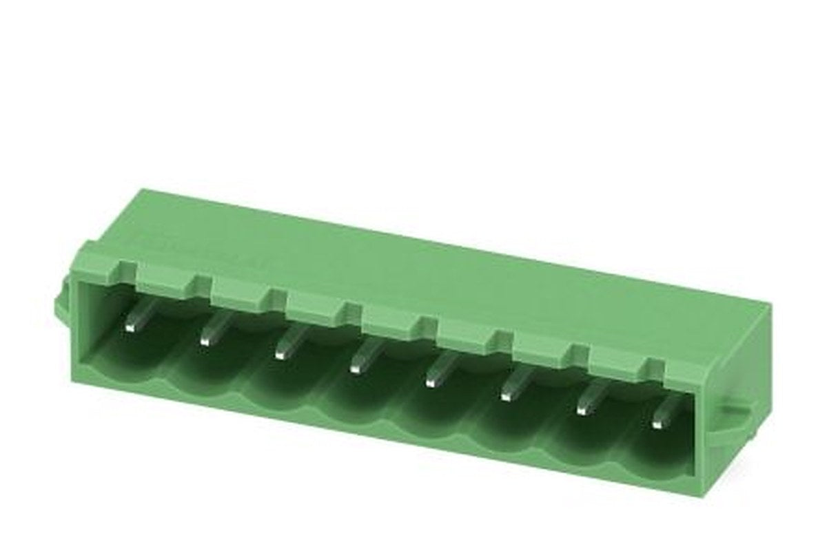 Phoenix Contact MSTBA 2.5/8-G-RN Series Pluggable Terminal Block, 8-Contact, 5 mm Pitch, 1 Row, 1944848