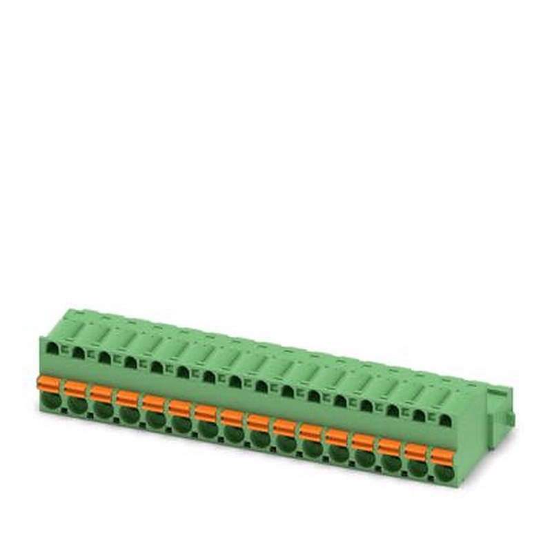 Phoenix Contact FKIC 2 Series PCB Connector, 16-Contact, 5 mm Pitch, Snap-in, 1 Row Push-in Spring