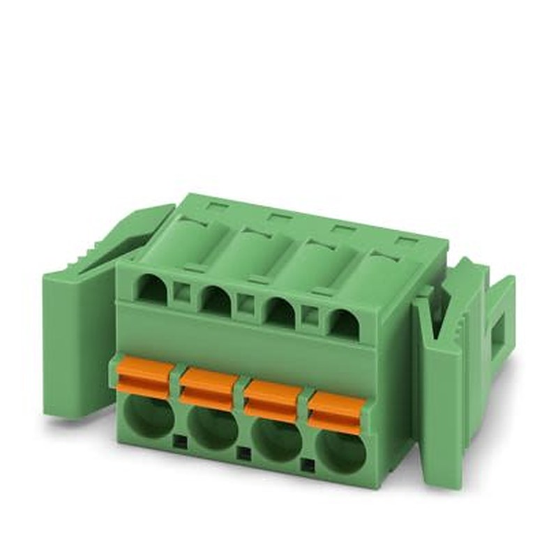 Phoenix Contact 5/..-ST-RF, FKC 2 Series Pluggable Terminal Block, 4-Contact, 5 mm Pitch, 1 Row, 1947078