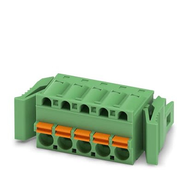 Phoenix Contact 5/..-ST-RF, FKC 2 Series Pluggable Terminal Block, 5-Contact, 5 mm Pitch, 1 Row, 1947081