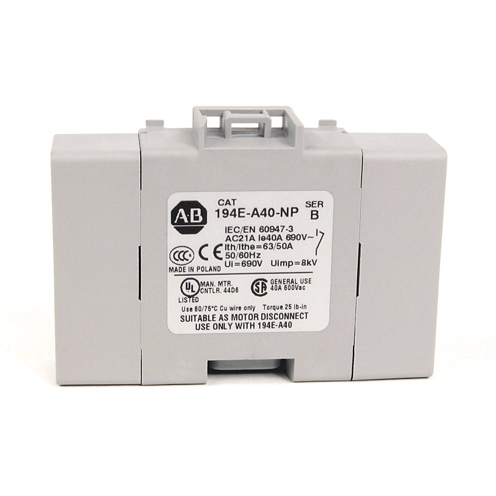 IEC Load Switch, Open - Base / DIN Rail, Changeover 1-0-2 90°, 40A, 3 Poles