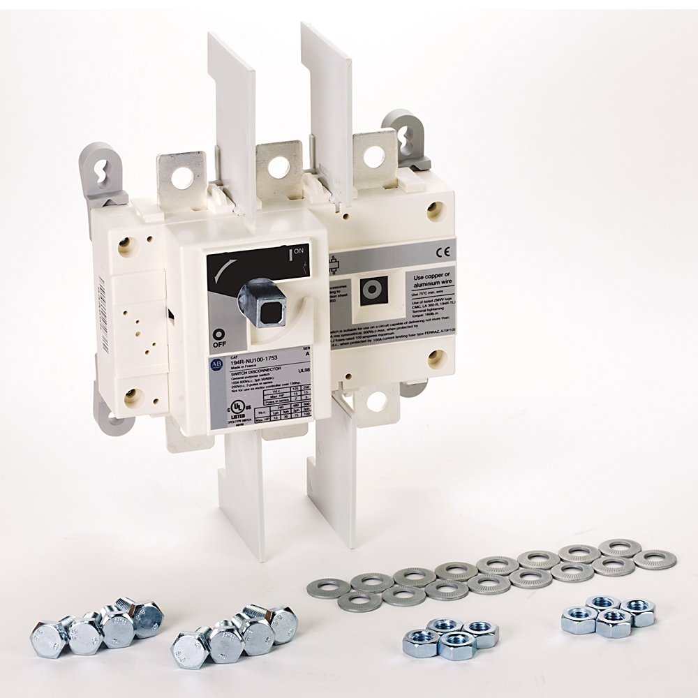194R Fused and Non-Fused Disconnected Switches, Open, Non-Fused UL800 A3 Pole ,