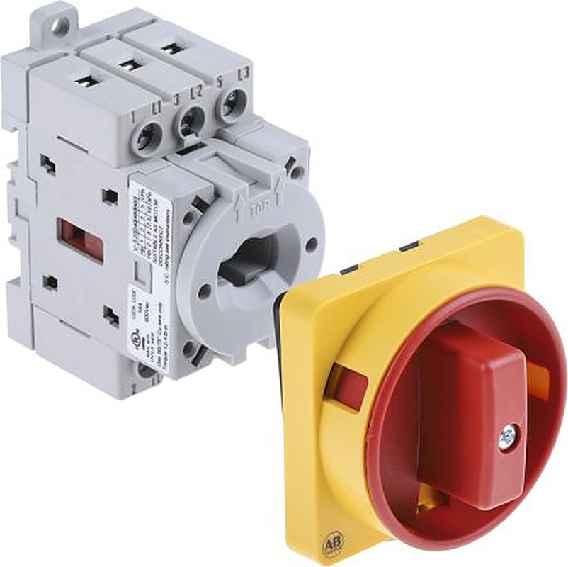 Allen Bradley 3-Pole Base Isolator Switch -, IP66, 16A, 7.5 kW