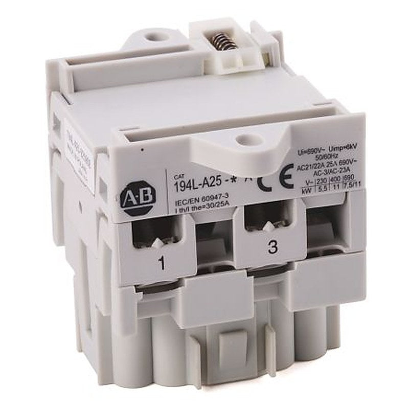 Allen Bradley Switch Disconnector, 3-Pole, 25 A, 25A
