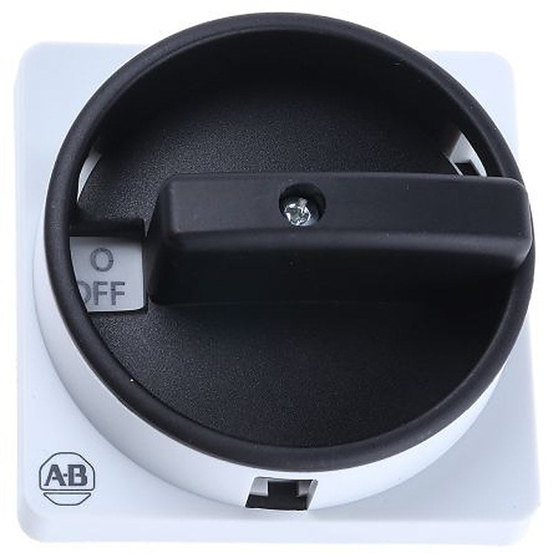 Allen Bradley White, Black Rotary Handle, 67 mm, 194L Series