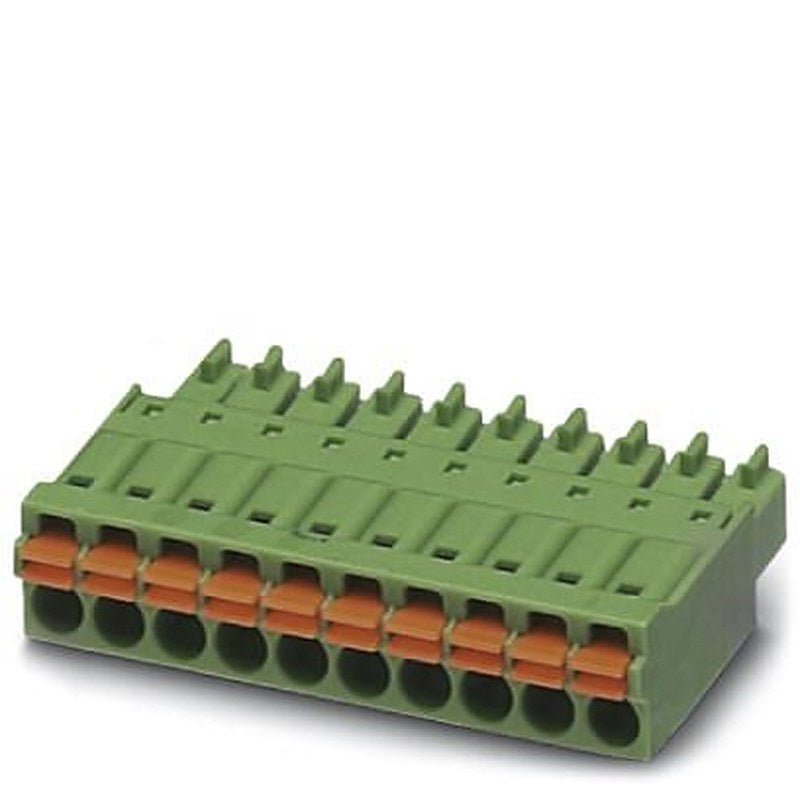 Phoenix Contact FMC 1.5/4-ST-3.5 Series Pluggable Terminal Block, 4-Contact, 3.5 mm Pitch, 1 Row