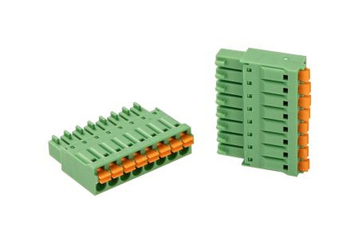 Phoenix Contact 5/8-ST, FMC 1 Series Pluggable Terminal Block, 8-Contact, 3.5 mm Pitch, 1 Row, 1952322
