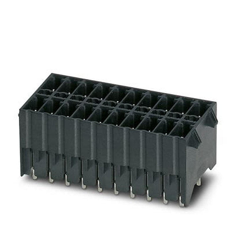 Phoenix Contact MCDNV Series Straight Wave Soldering Mount PCB Header, 8 Contact(s), 3.5 mm Pitch, 2 Row, Shrouded