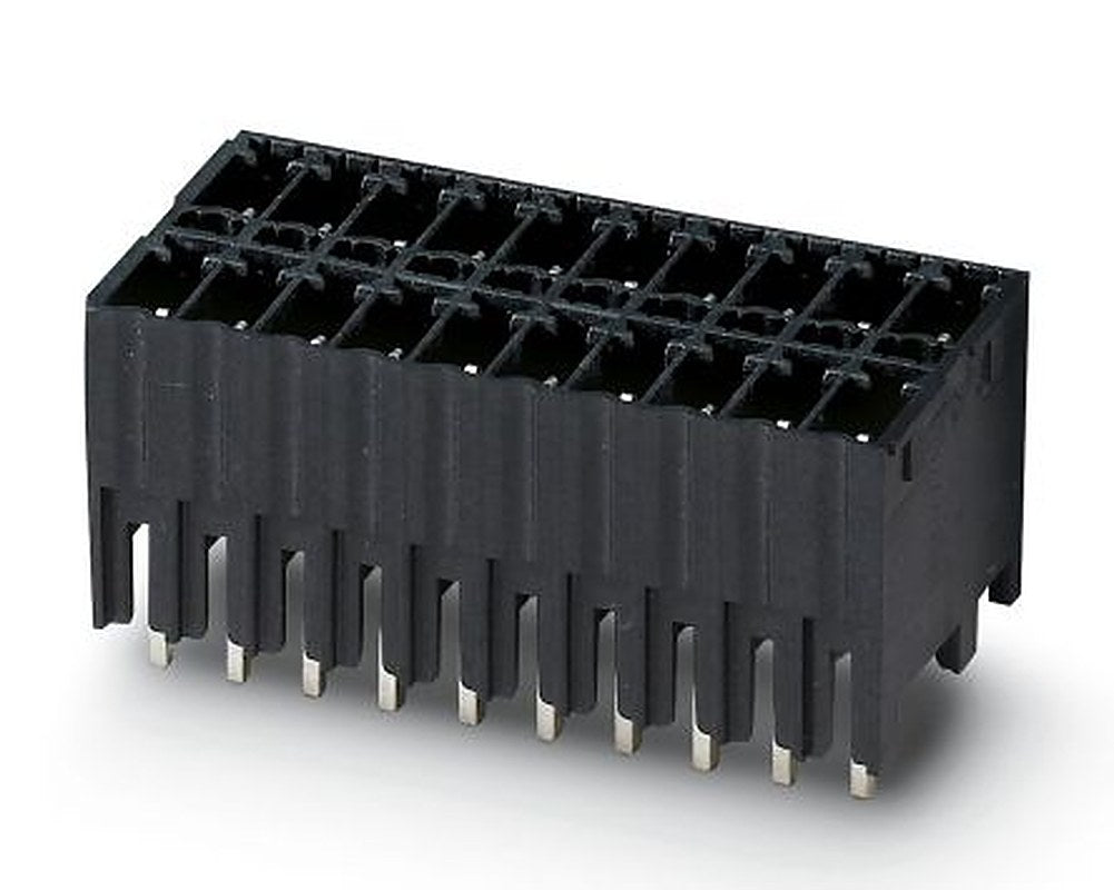 Phoenix Contact MCDNV 1.5/6-G1-3.5 P26THR Series Pluggable Terminal Block, 6-Contact, 3.5 mm Pitch, 2 Row, 1952827