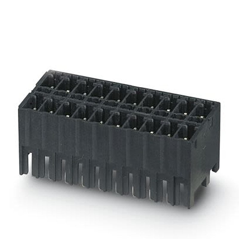 Phoenix Contact MCDNV Series Straight Wave Soldering Mount PCB Header, 20 Contact(s), 3.5 mm Pitch, 2 Row, Shrouded