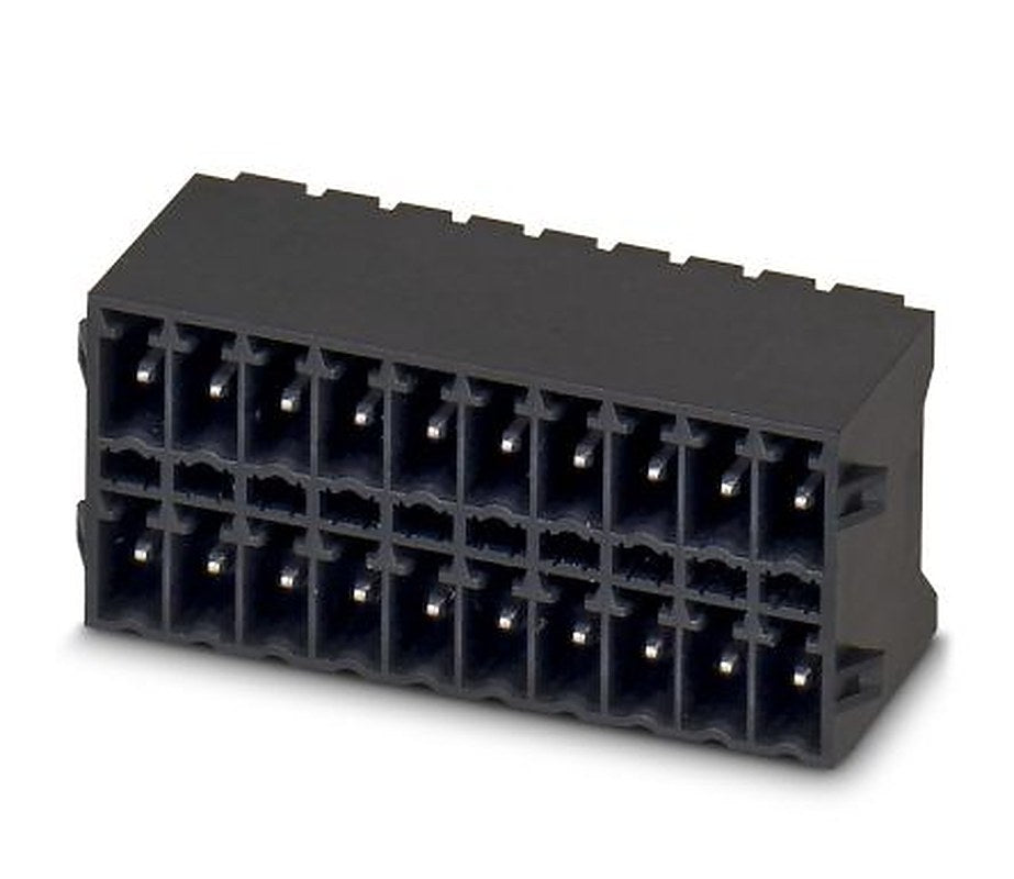 Phoenix Contact MCDN 1.5/11-G1-3.5 RNP14THR Series Pluggable Terminal Block, 11-Contact, 3.5 mm Pitch, 2 Row, 1953295