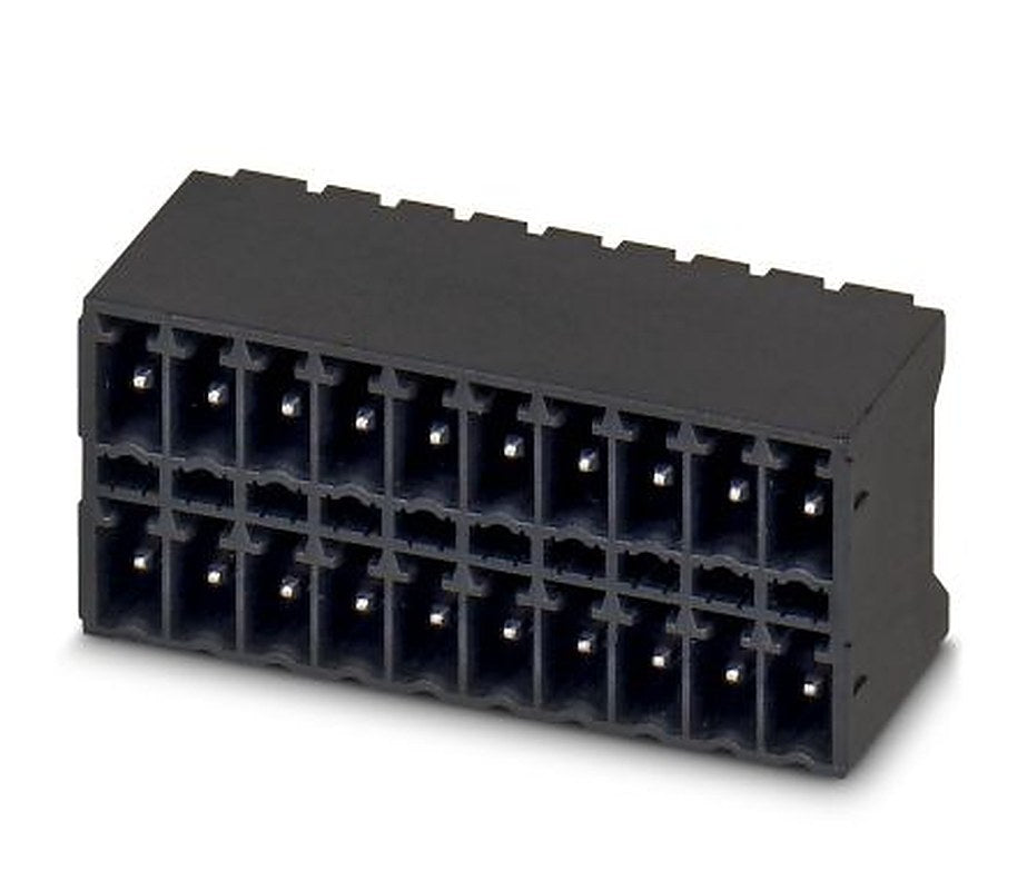 Phoenix Contact MCDN 1.5/13-G1-3.5 P14THR Series Pluggable Terminal Block, 13-Contact, 3.5 mm Pitch, 2 Row, 1954045