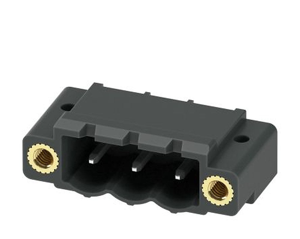 Phoenix Contact CC 2.5/ 3-GF-5.08 P26THR Series Pluggable Terminal Block, 3-Contact, 5.08 mm Pitch, 1 Row, 1954702