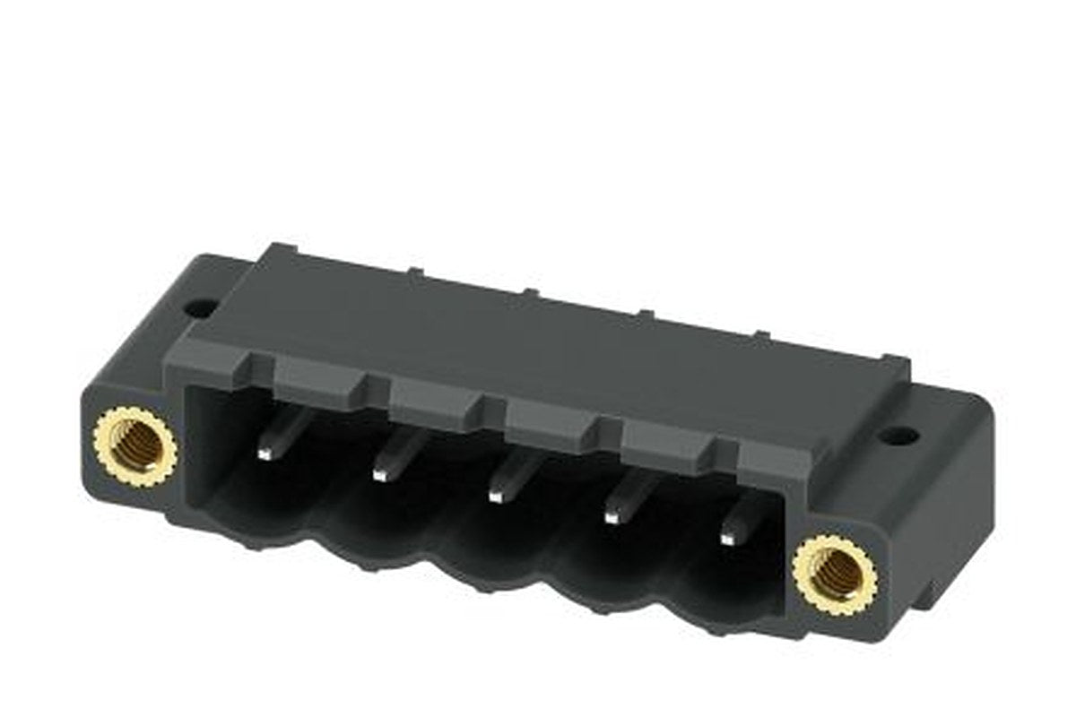 Phoenix Contact CC 2.5/ 5-GF-5.08 P26THR Series Pluggable Terminal Block, 5-Contact, 5.08 mm Pitch, 1 Row, 1954728