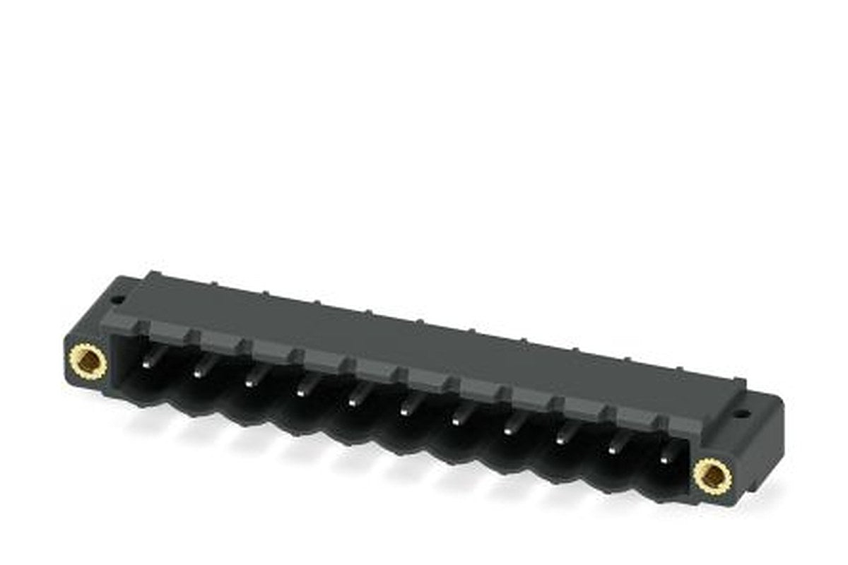 Phoenix Contact CC 2.5/11-GF-5.08 P26THR Series Pluggable Terminal Block, 11-Contact, 5.08 mm Pitch, 1 Row, 1954786