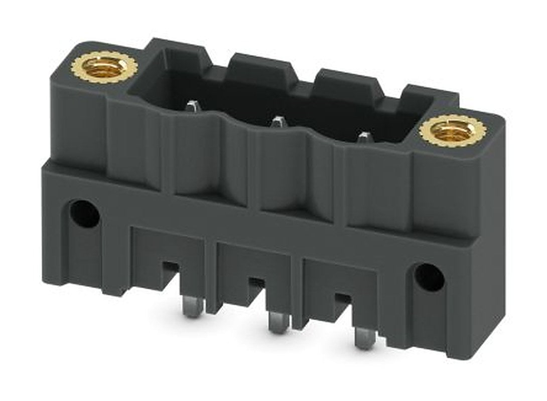 Phoenix Contact CCV 2.5/ 3-GF-5.08 P26THR Series Pluggable Terminal Block, 3-Contact, 5.08 mm Pitch, 1 Row, 1955646