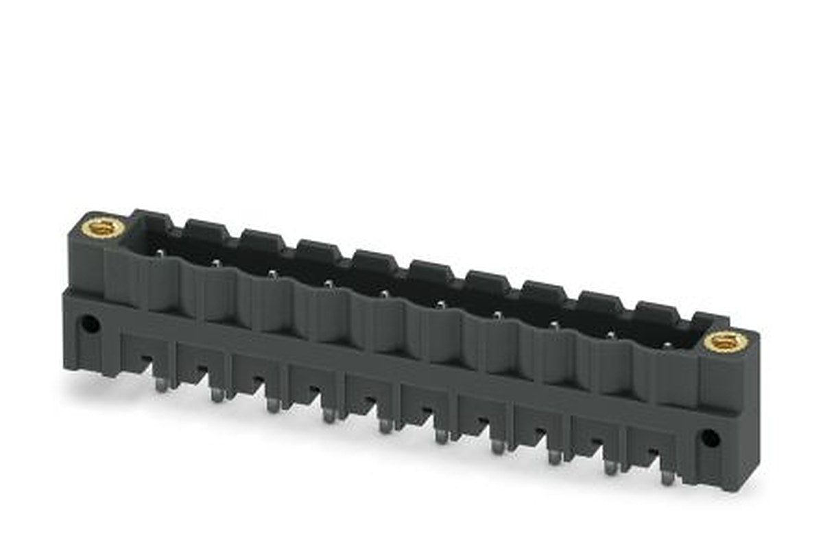 Phoenix Contact CCV 2.5/10-GF-5.08 P26THR Series Pluggable Terminal Block, 10-Contact, 5.08 mm Pitch, 1 Row, 1955714