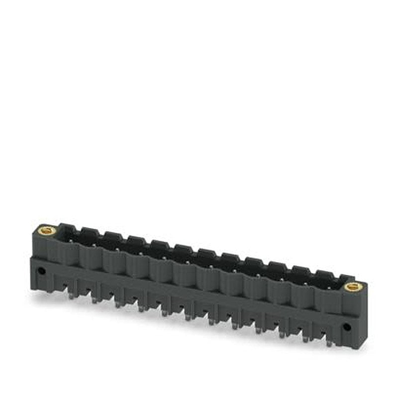 Phoenix Contact CCV 2 Series Straight Wave Soldering Mount PCB Header, 12 Contact(s), 5.08 mm Pitch, 1 Row, Shrouded