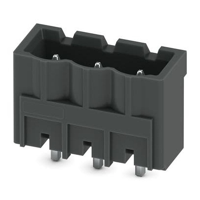 Phoenix Contact Vertical Wave Soldering Mount PCB Header, 3 Contact(s), 5.08 mm Pitch, 1 Row, Unshrouded