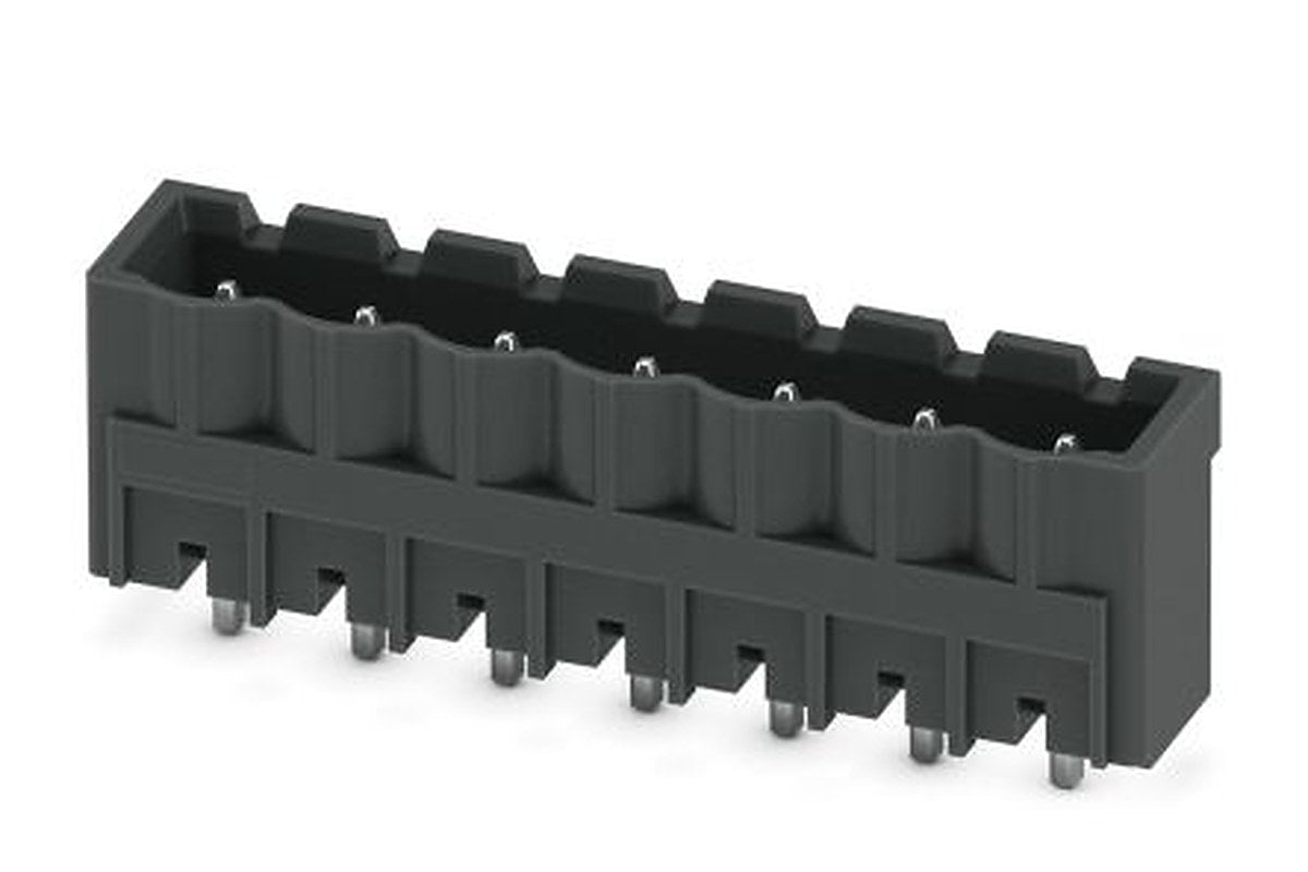 Phoenix Contact CCVA 2.5/ 7-G-5.08 P26THR Series Pluggable Terminal Block, 7-Contact, 5.08 mm Pitch, 1 Row, 1955905
