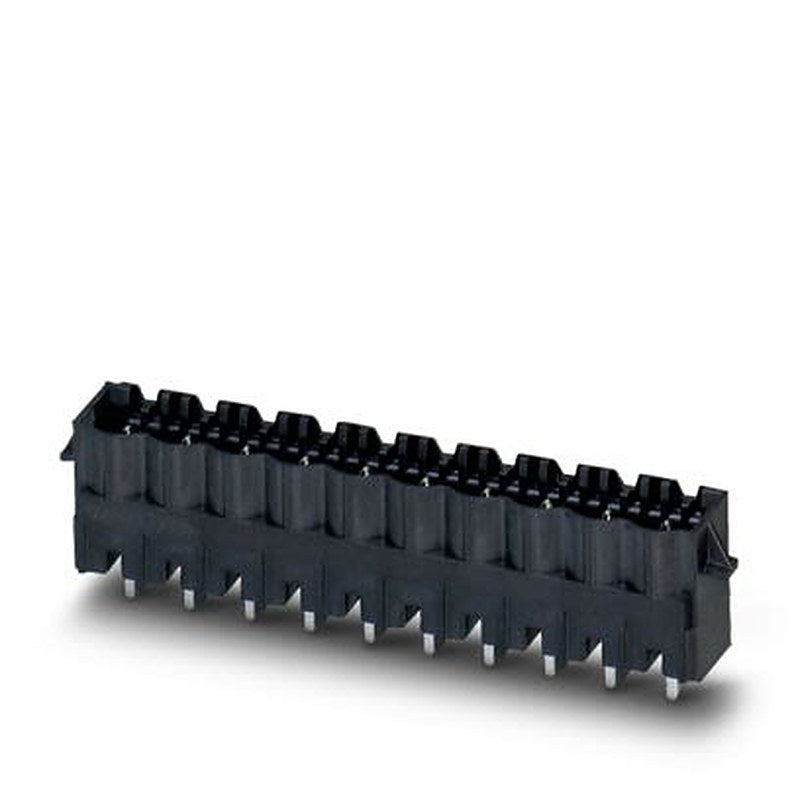 Phoenix Contact CCVA Series Vertical Wave Soldering Mount PCB Header, 12 Contact(s), 5.08 mm Pitch, 1 Row, Shrouded