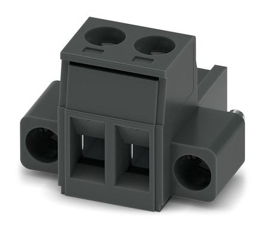 Phoenix Contact MSTB 2.5/2-STF-5.08 BK Series Pluggable Terminal Block, 2-Contact, 5.08 mm Pitch, 1 Row, 1961986