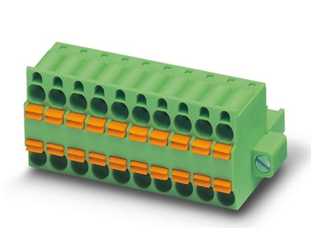 Phoenix Contact TFKC 2.5/6-STF-5.08 Series Pluggable Terminal Block, 6-Contact, 5.08 mm Pitch, 1 Row, 1962736