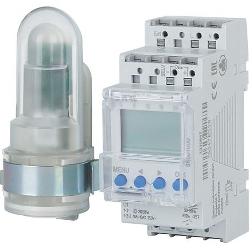 Eaton Eaton Distribution parts Series DIN Rail Digital Timer, 1-Contact, 230 V ac 230V ac, 2-Function