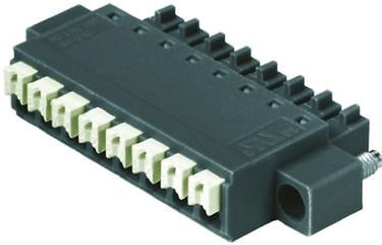 Weidmüller BC 3.81 Series Pluggable Terminal Block, 8-Contact, 3.81 mm Pitch, 1 Row, 1971830000