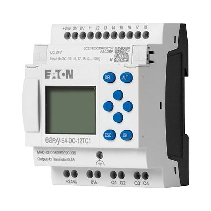 Eaton easyE4 Series Logic Module, Transistor Output, 8-Input, Analogue Input