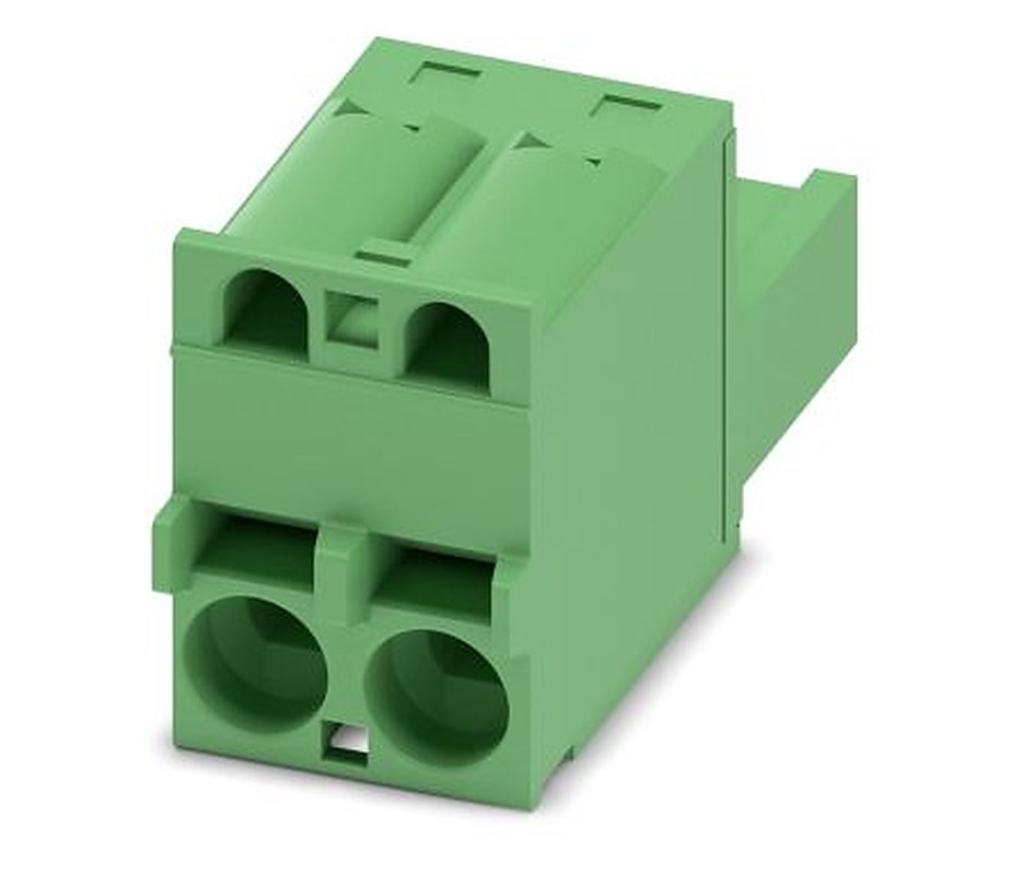 Phoenix Contact FKCS 2.5/2-ST Series Pluggable Terminal Block, 2-Contact, 5 mm Pitch, 1 Row, 1974737