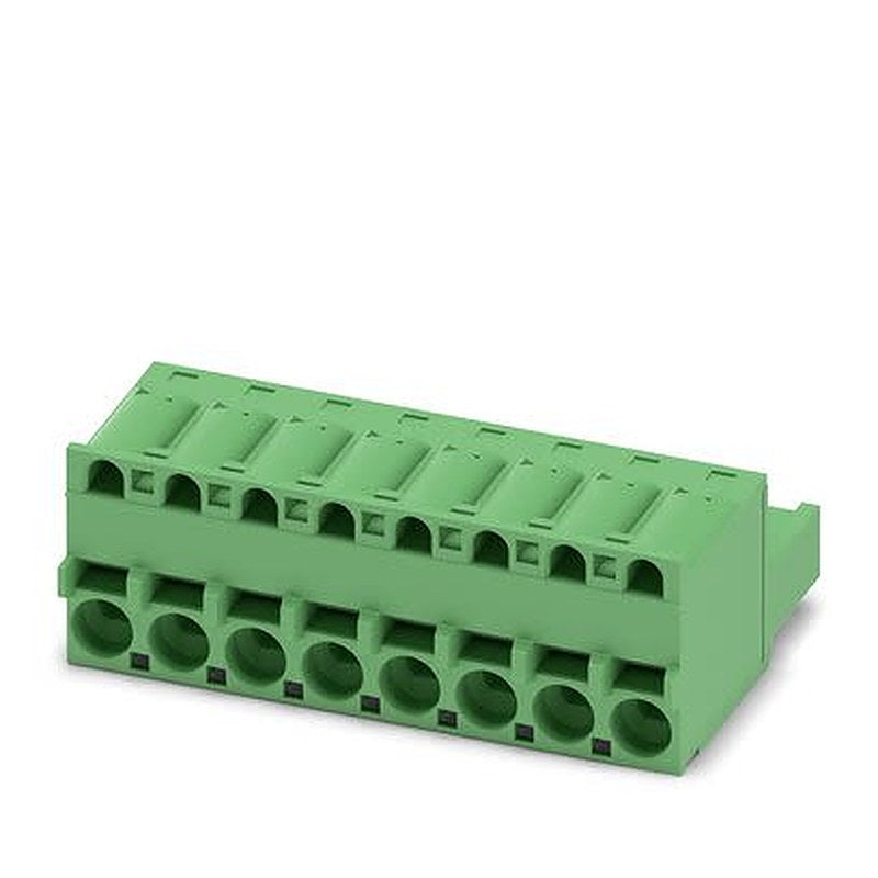 Phoenix Contact Pluggable Terminal Block, 8-Contact, 5 mm Pitch, 1 Row, 1974795