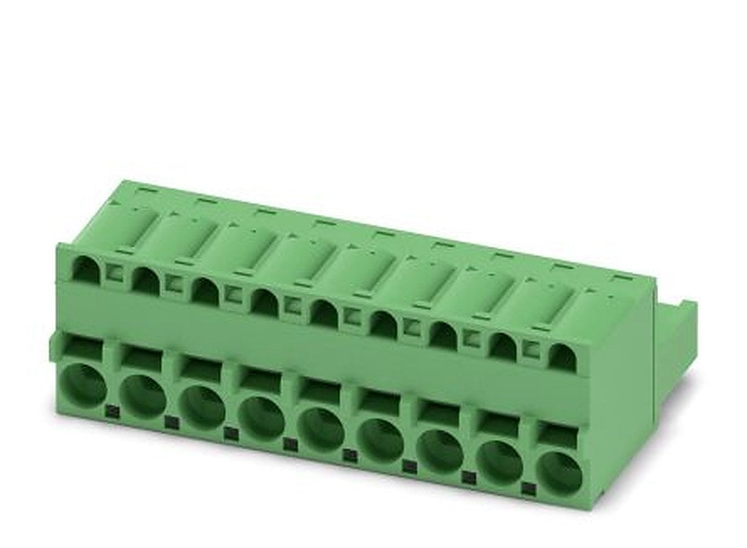 Phoenix Contact FKCS 2.5/9-ST Series Pluggable Terminal Block, 9-Contact, 5 mm Pitch, 1 Row, 1974805