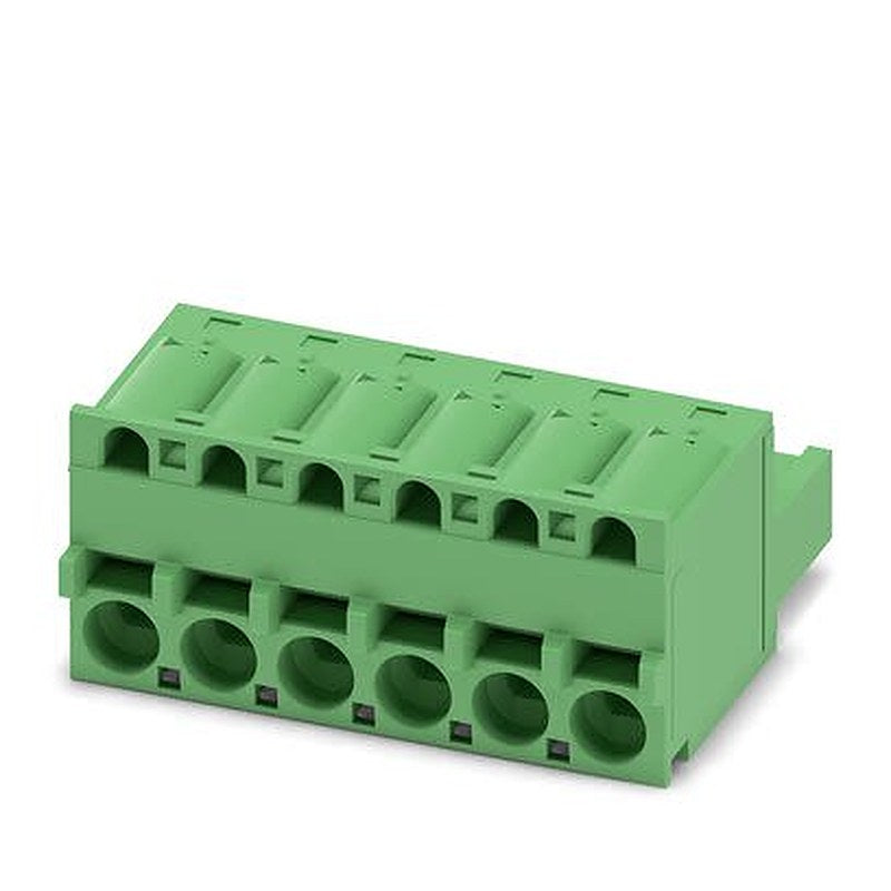 Phoenix Contact Pluggable Terminal Block, 6-Contact, 5.08 mm Pitch, 1 Row, 1975118