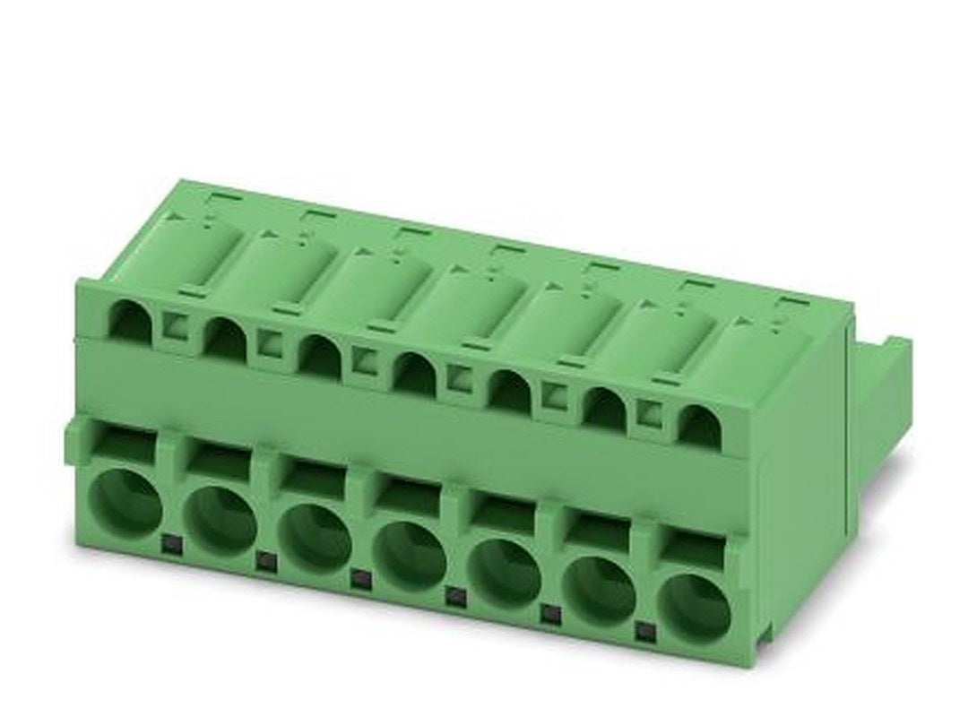 Phoenix Contact FKCS 2.5/7-ST-5.08 Series Pluggable Terminal Block, 7-Contact, 5.08 mm Pitch, 1 Row, 1975121