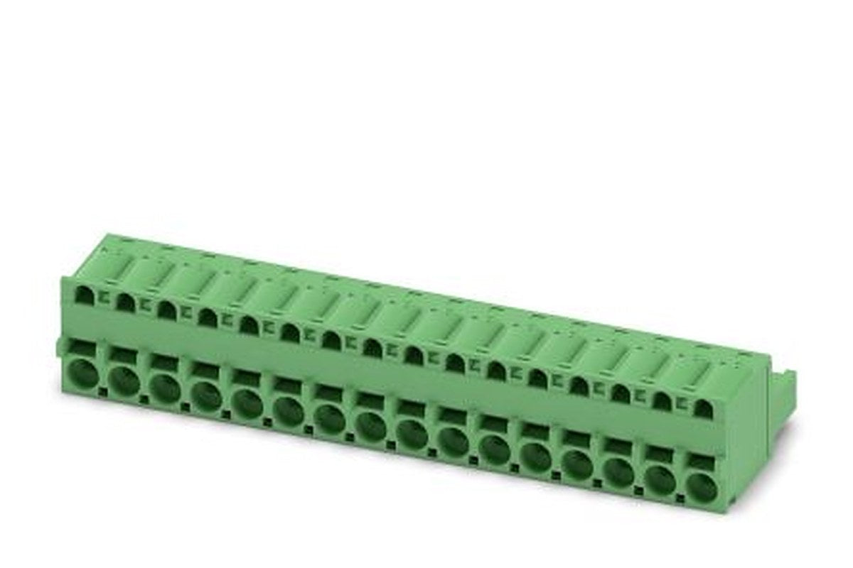 Phoenix Contact FKCS 2.5/16-ST-5.08 Series Pluggable Terminal Block, 16-Contact, 5.08 mm Pitch, 1 Row, 1975215